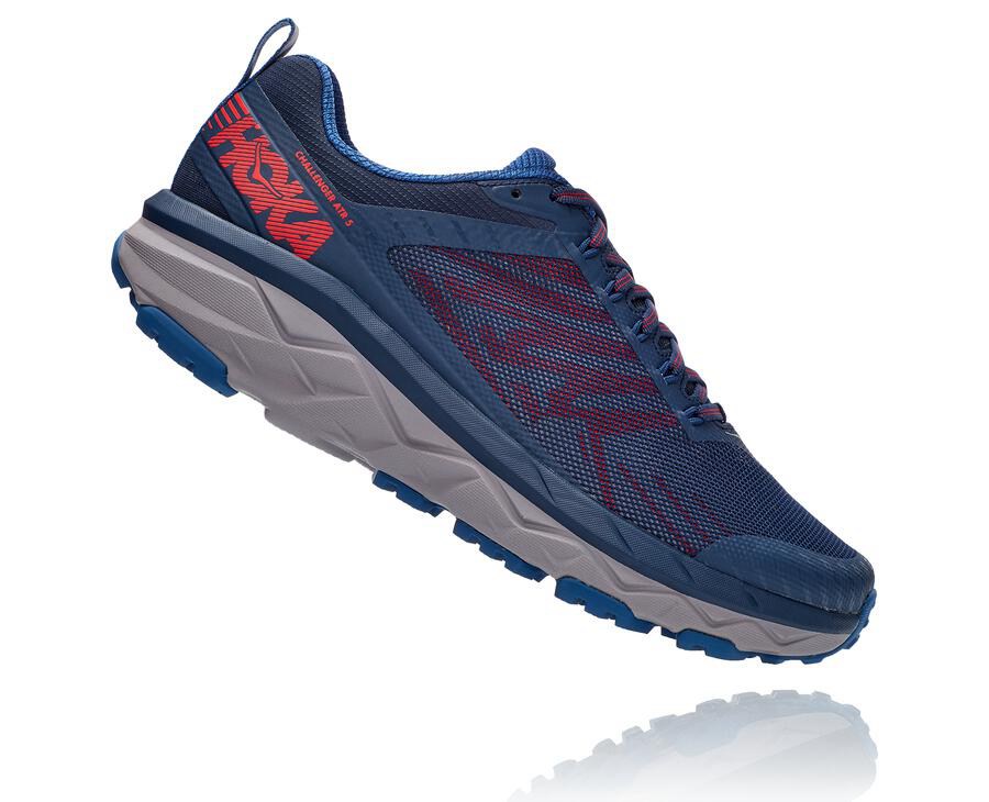 Chaussure Trail Hoka One One Challenger Atr 5 Homme - Bleu Marine - BNH-459872